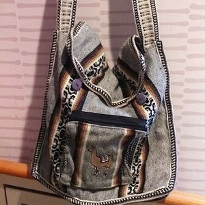 Alpaca Wool Handmade Messenger Bag/Crossbody Handmade